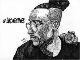 Joshua Kissi #blkcreatives artwork Jonathan Carradine